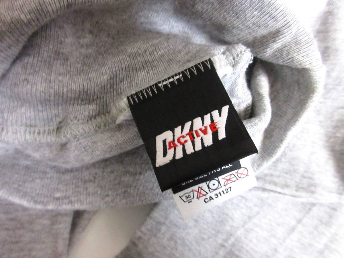 DKNY ACTIVE трикотажный джемпер с длинным рукавом с высоким воротником серый ONE SIZE FITS ALL.1815