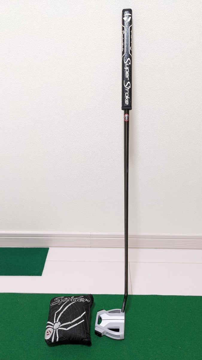 税込) パター-テーラーメイド スパイダーX チョークホワイトカラー 34 訳あり商品 TaylorMade(テーラーメイド)日本正規品 Spider EX パター クラブ