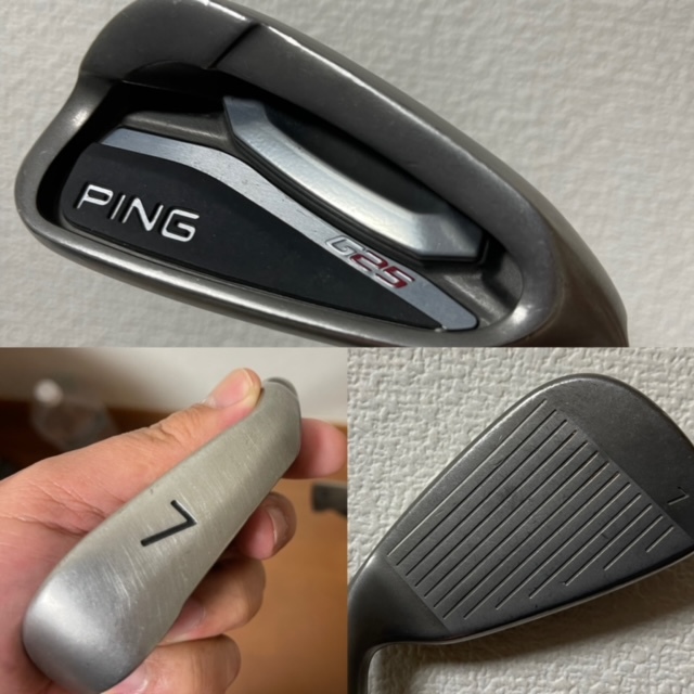 名器 PING G25 アイアン 5-W 6本 CFS S ブラック クロンパ