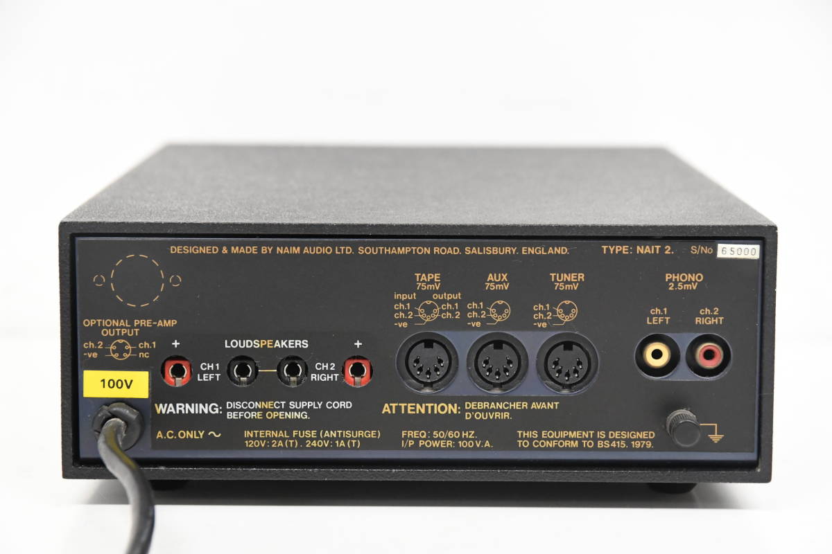 ヤフオク! - naim audio ネイムオーディオ NAIT2 MMタ...