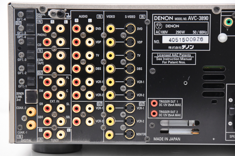 DENON デノン AVC-3890 AVサラウンドアンプ 全チャンネル192kHz/24bit