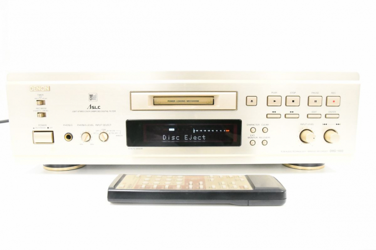 DENON デノン DMD-1000 MDプレイヤー リモコン付き 現状品 lram-fgr.ma