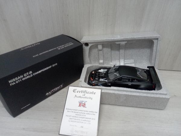 ミニカー 1/18 AUTOart MISSAN GT-R FIA GT1 WORLD CHAMPIONSHIP 2010