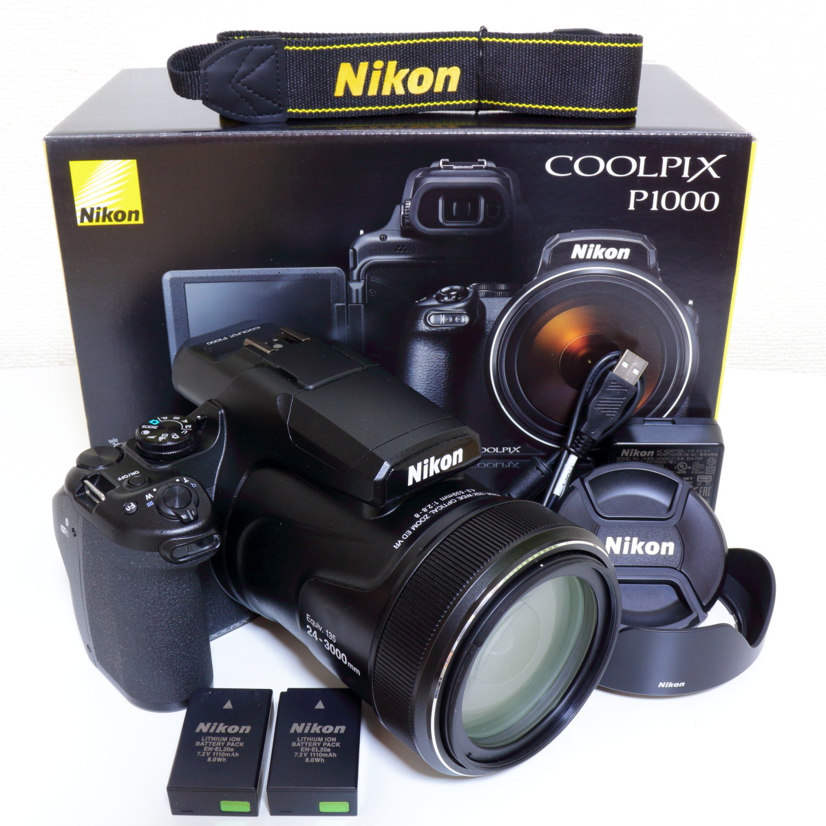 Nikon COOLPIX P1000 Black ブラック デジタルカメラ | monsterdog.com.br