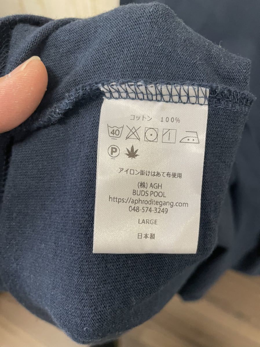 BUDSPOOL ロンT 長袖 刺繍 舐達麻 APHRODITEGANG | contifarma.pe
