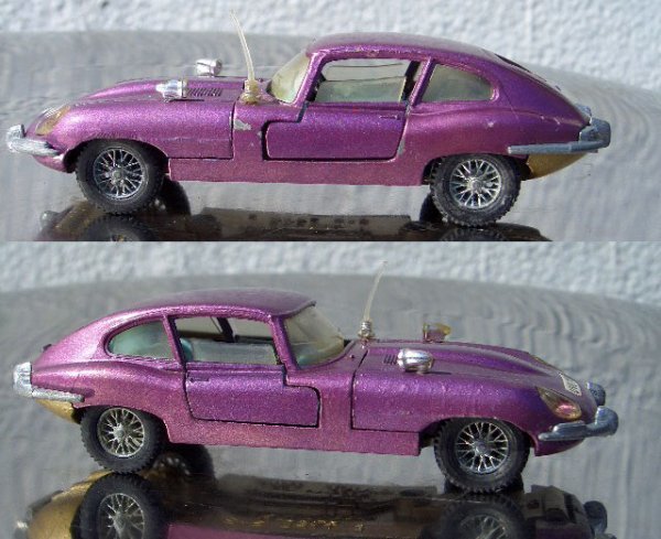 10t1960S DINKY TOYS ENGLAND JAGUAR E TYPE 2×2 VINTAGE... famous car Jaguar Vintage Dinky toys Britain made no start rujik