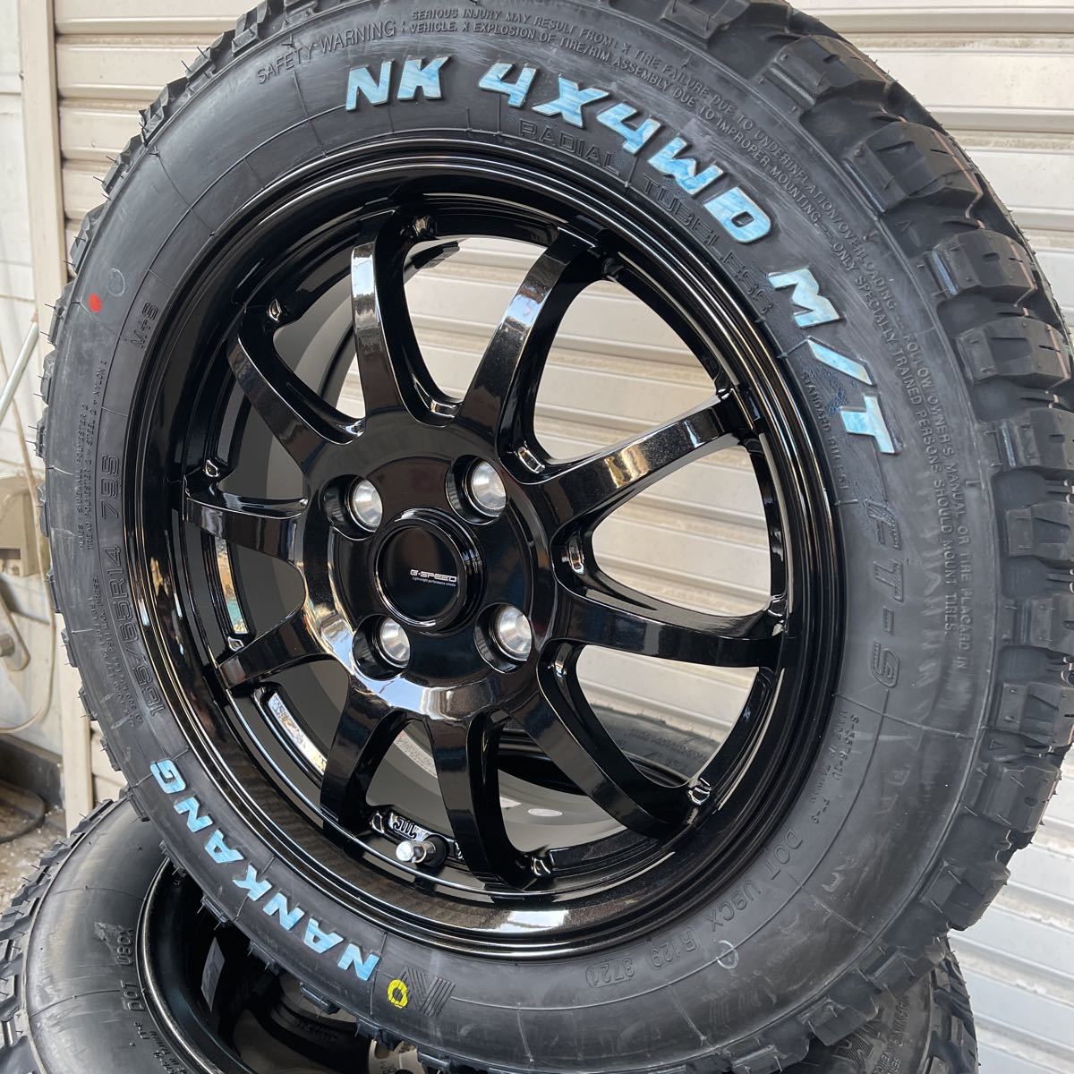 送料込み☆ゴツゴツ ナンカンＦＴ９ 165/65R14☆ホワイトレター☆軽トラ-