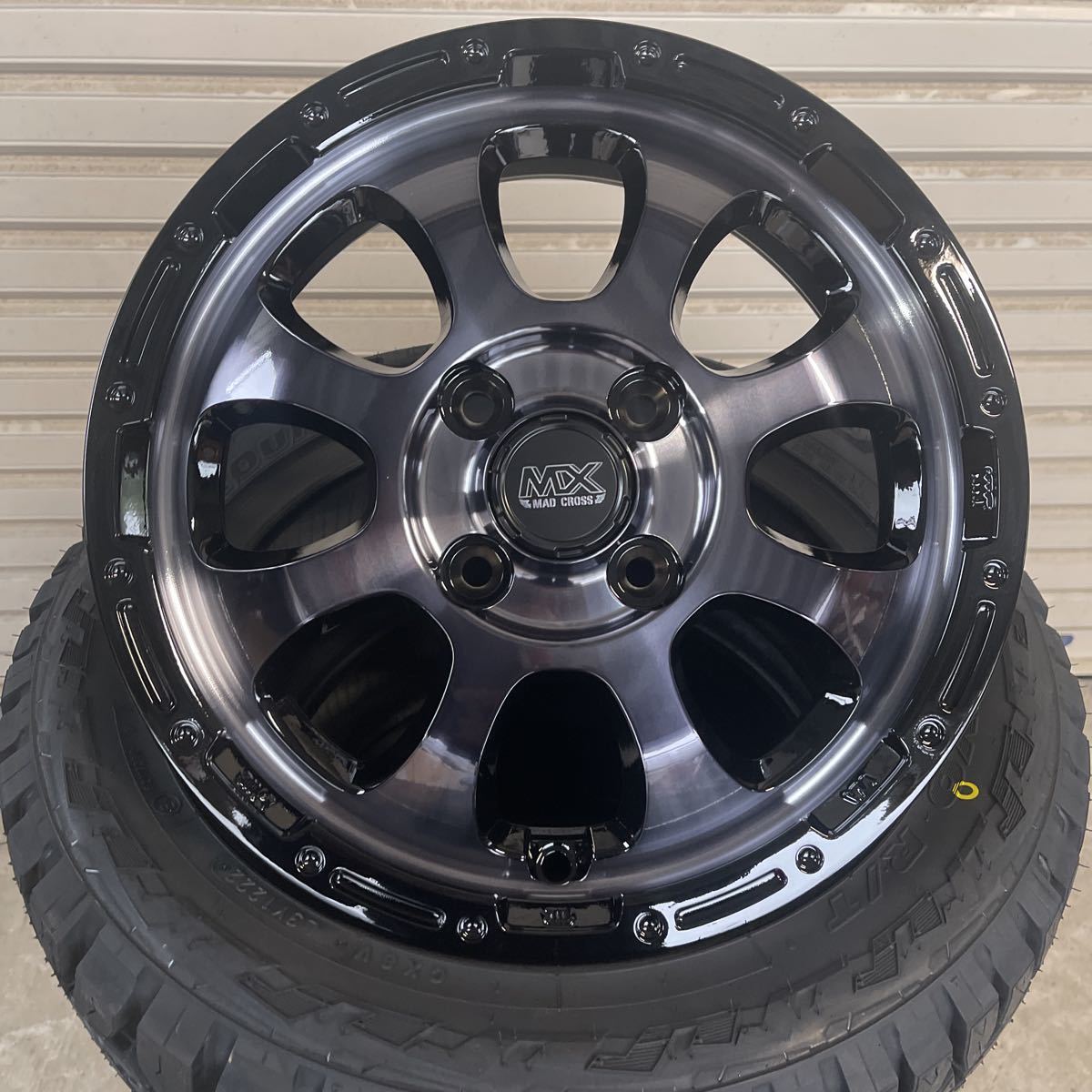 新色！《マッドクロスグレイス》 新品TOYOオープンカントリーRT 155/65R14 エブリィアクティハイゼット軽トラ 軽バン　ブラッククリア_画像3