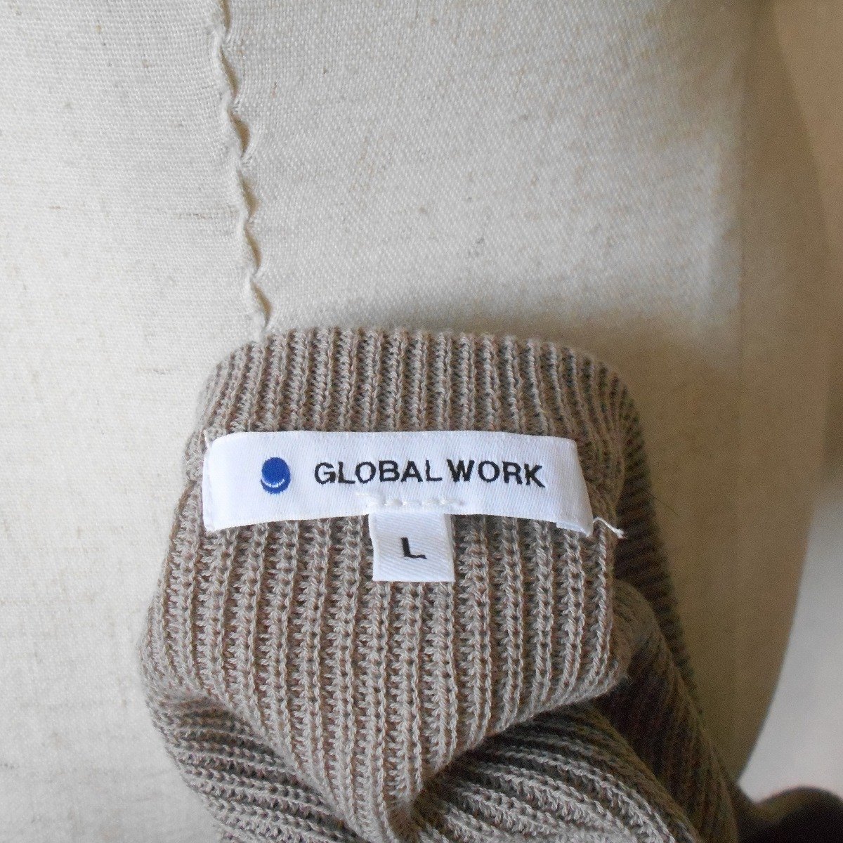 グローバルワーク GLOBAL WORK 春 夏 秋 レディース 用 薄手 ニット セーター L_画像8