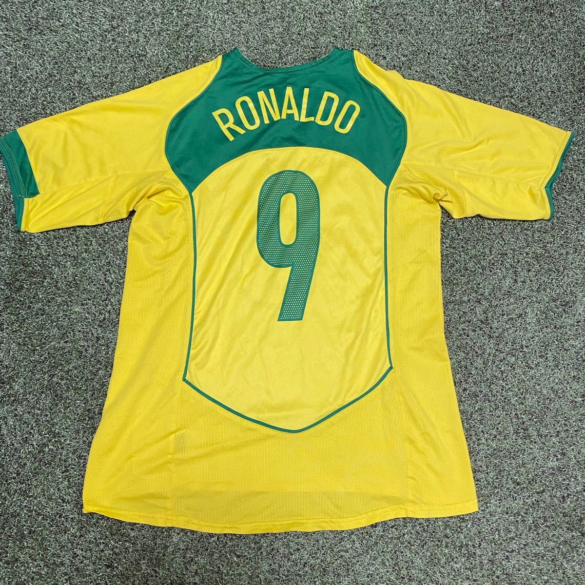 サッカーブラジル代表ユニフォーム 背番号9ロナウド ナイキNIKE サッカーブラジル代表ユニフォーム 背番号9ロナウド ナイキNIKE