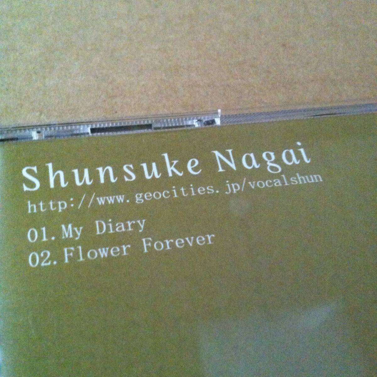 Shunsuke Nagai　 My Diary　　CD　　　　　　商品検索用キーワード : 歌　ボーカル　VOCAL_画像3
