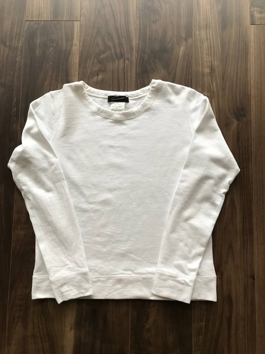  price cut * Stunning Lure STUNNING LURE sweatshirt sweat reverse side wool pull over white S