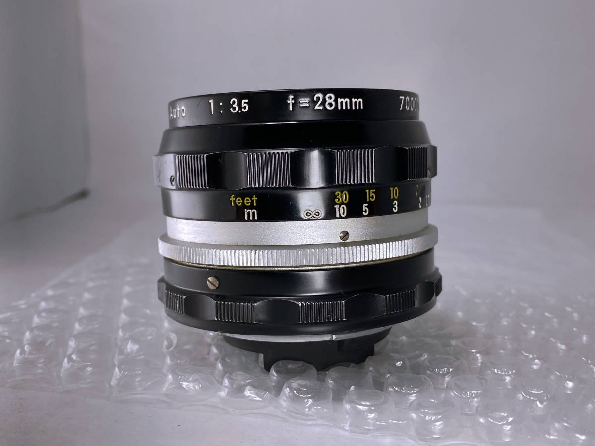 爆買い国産 超美品 NIKON 非AI NIKKOR-H.C f3.5 28㎜ K034 rG13K