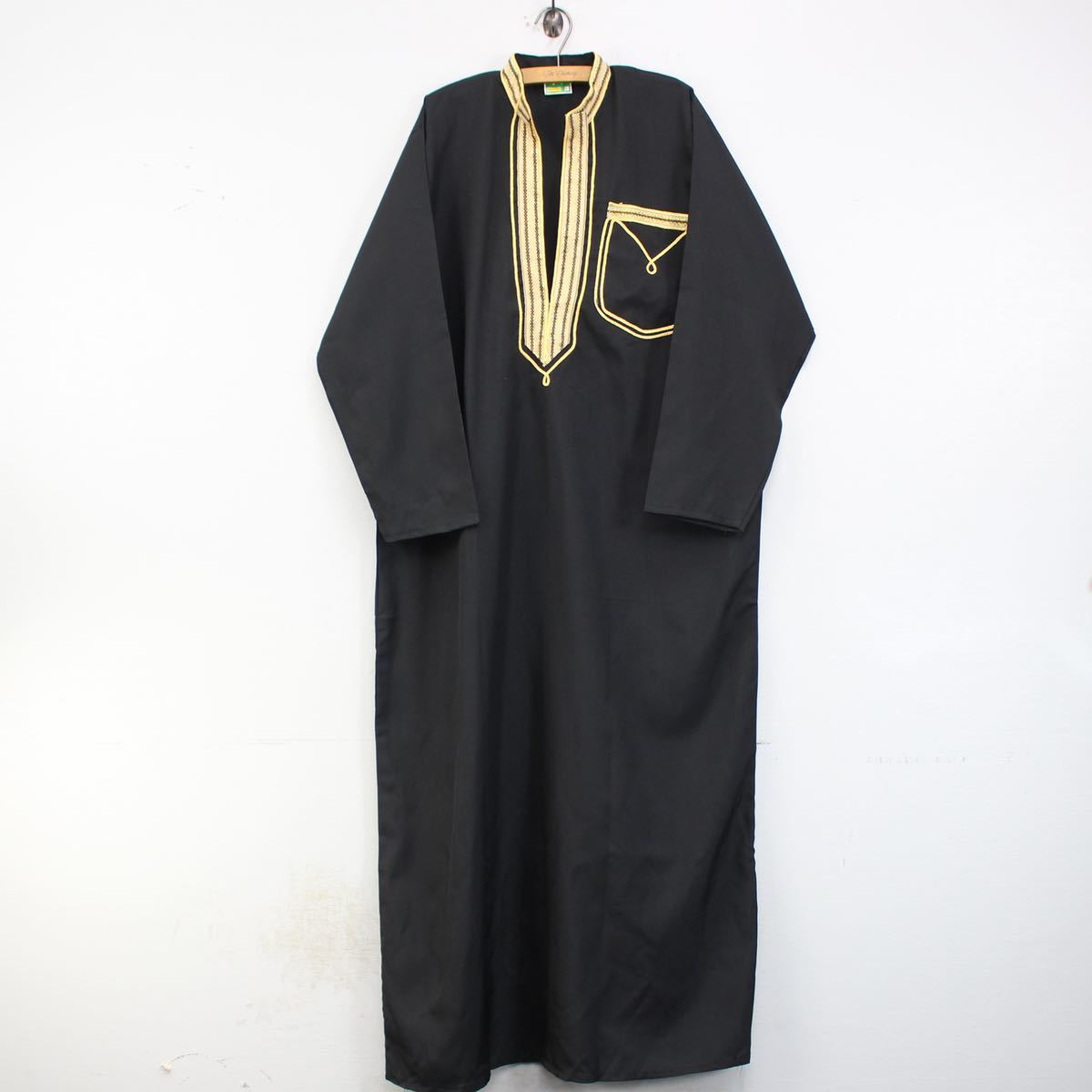 USA VINTAGE EMBROIDERY KAFTAN DRESS ONE PIECE/アメリカ古着エジプト製刺繍カフタンドレス_画像4