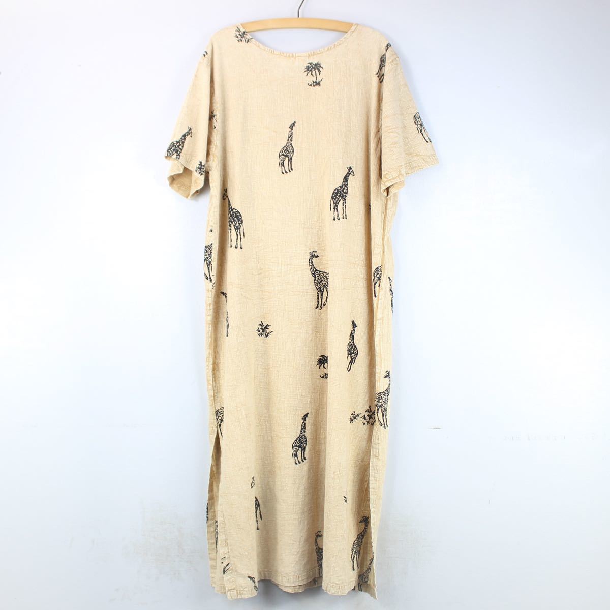 USA VINTAGE HALF SLEEVE ANIMAL PATTERNED ONE PIECE/アメリカ古着アニマル柄半袖ワンピース