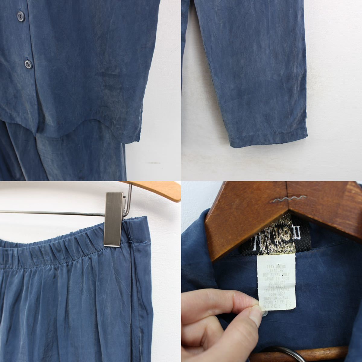 USA VINTAGE アメリカ古着半袖シャツパンツセットアップ-