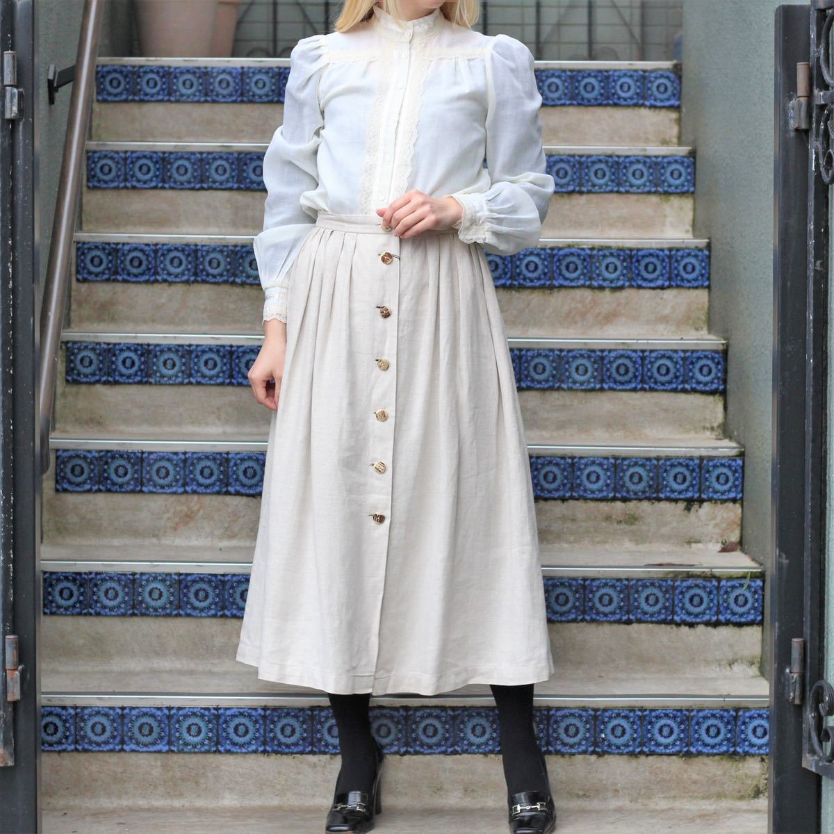 男女兼用 EU ITEM* *SPECIAL VINTAGE SKIRT/ヨーロッパ古着フリル
