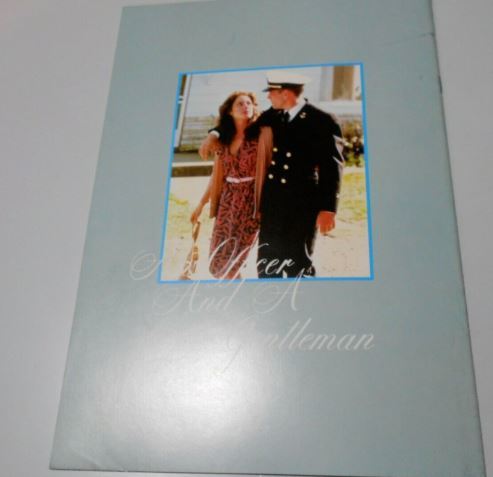  movie pamphlet leaflet attaching love . youth. ...1982 year made | America An Officer and a Gentleman Taylor * is k Ford 