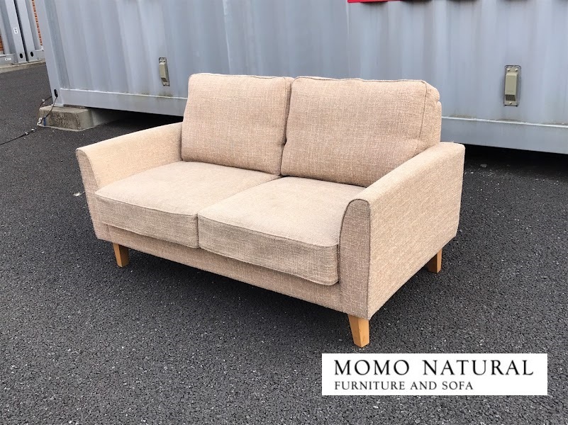 ブリヤンテス・レッド 送料無料 美品 モモナチュラルソファ MOMO