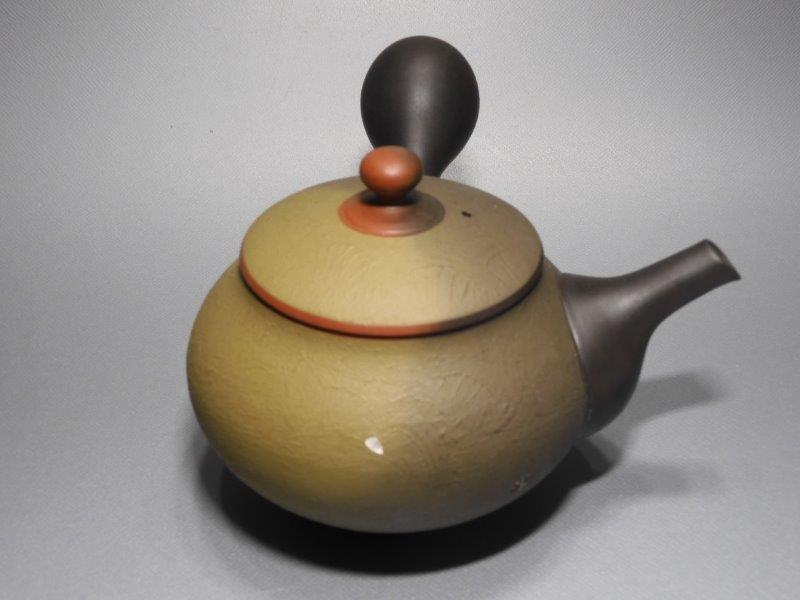 常滑名工 水上清 桜山 造 桜花絵 窯変 急須 茶注 煎茶道具 | isn-india.org