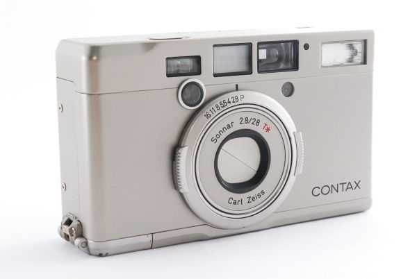 ★☆Contax Tix Carl Zeiss Sonnar T* 28mm F2.8 APS Camera コンタックス ツァイス ゾナー #3599☆★_画像4
