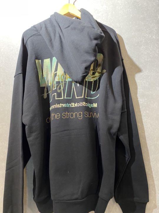 2021 MAGIC STICK × WIND AND SEA OG LOGO Hooded 新品 Black XL
