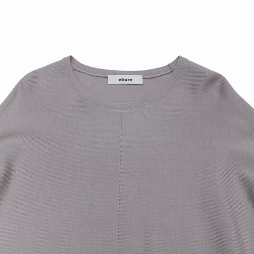 ebure エブール 21AW ソフトファインウール クルーネックニットプル