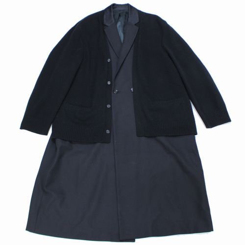 UNDERCOVER アンダーカバー 21AW KNカーデ チェスターダブルコート www