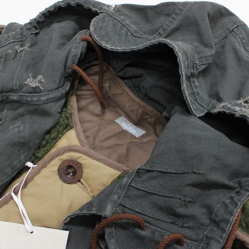 Kolor/BEACON カラー ビーコン 21AW MILITARY FLEECE HOODED JACKET