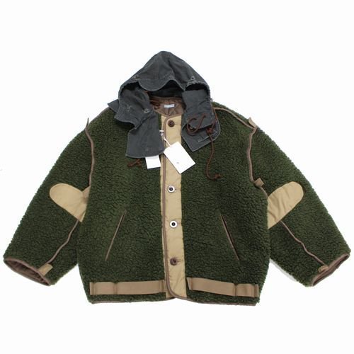 Kolor/BEACON カラー ビーコン 21AW MILITARY FLEECE HOODED JACKET