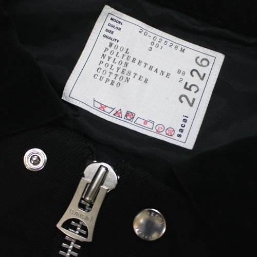 sacai サカイ 20AW Fabric Combo Blouson ジャケット | incalake.com