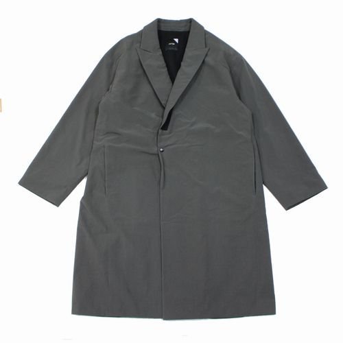 ATON エイトン 21AW ASAKO NYLON PEAKED LAPEL COAT コート uberserra
