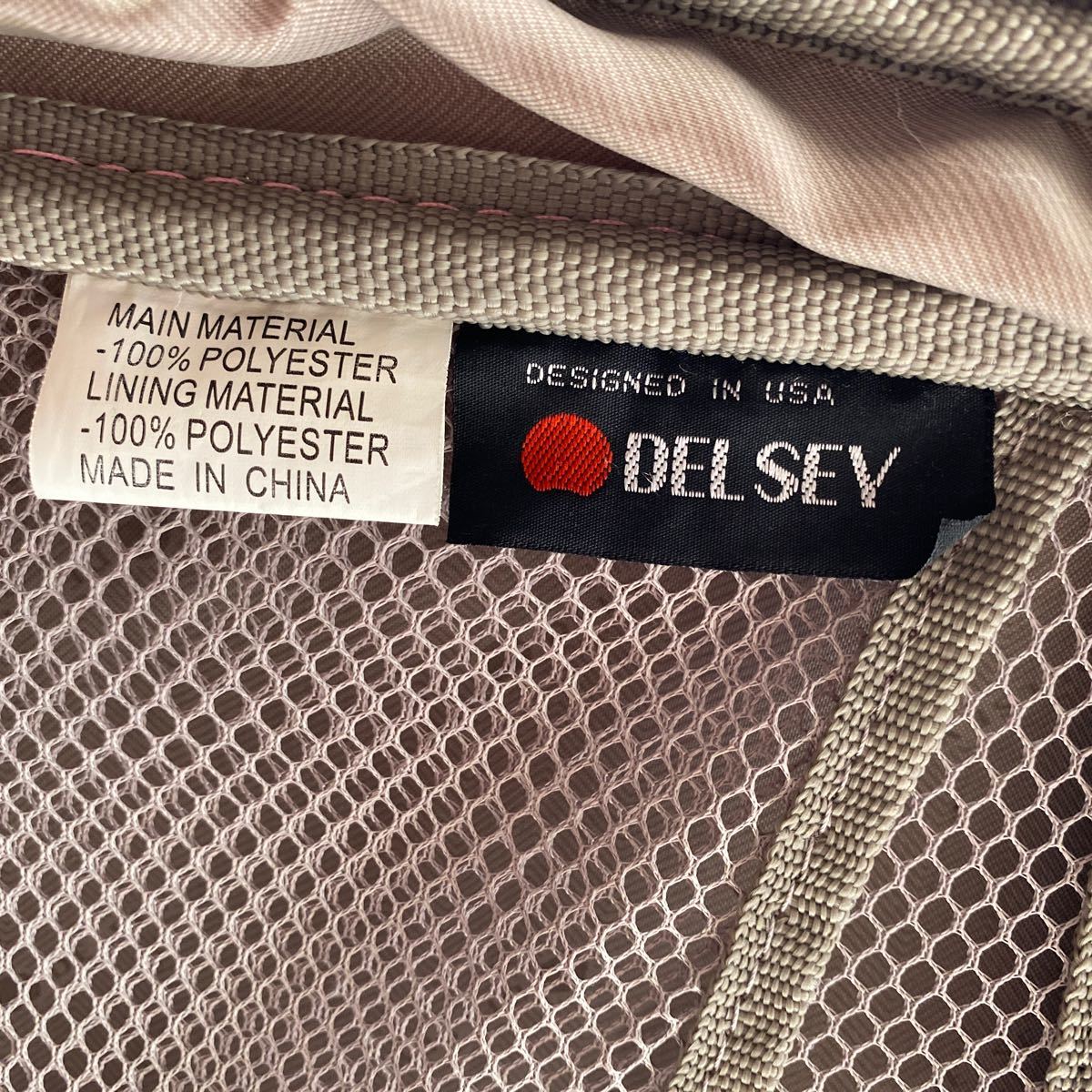 デルセー(DELSEY) ピンクのソフトキャリーケース　バッグ　セット