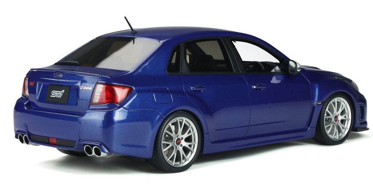 ★OTTO オットーモービル 1/18 スバル WRX STI／SUBARU WRX STI S206 ブルー【OTM851】_【OTM851】限定2000個