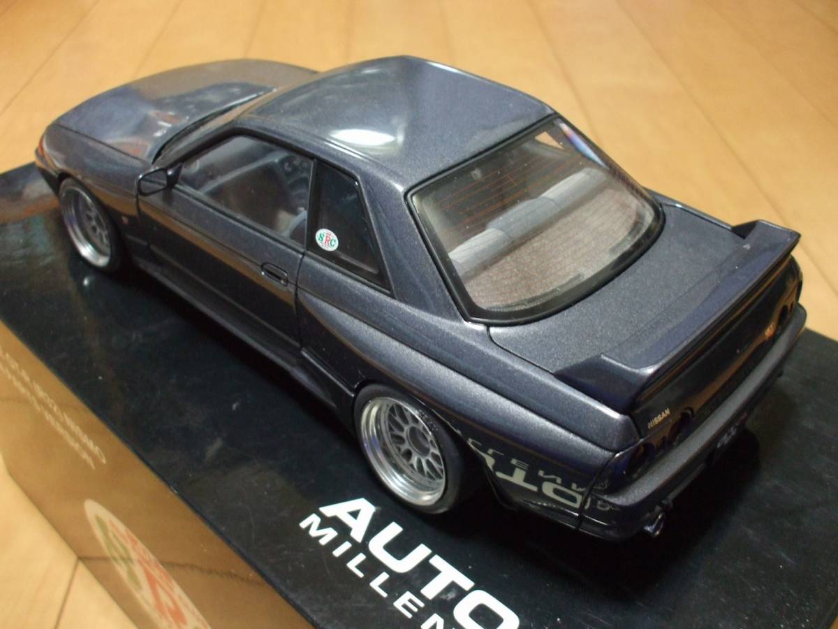 *Aa 1/18 SRC Nissan Skyline GT-R (R32) NISMO OPTION PARTSVERSION низкая подвеска custom ( стальной )