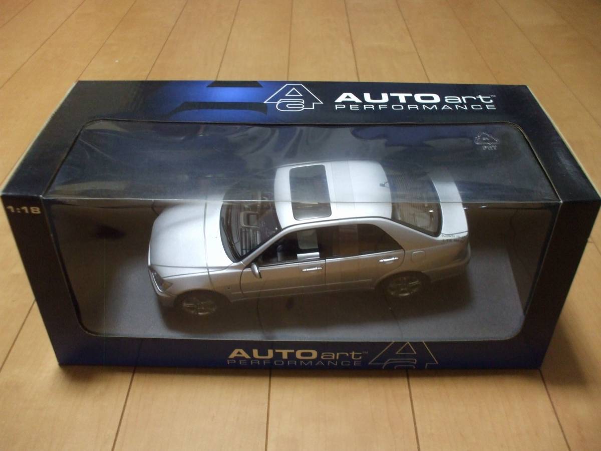 ☆Aa 1/18 TOYOTA ALTEZZA/トヨタ アルテッツァ RS200 シルバー【絶版