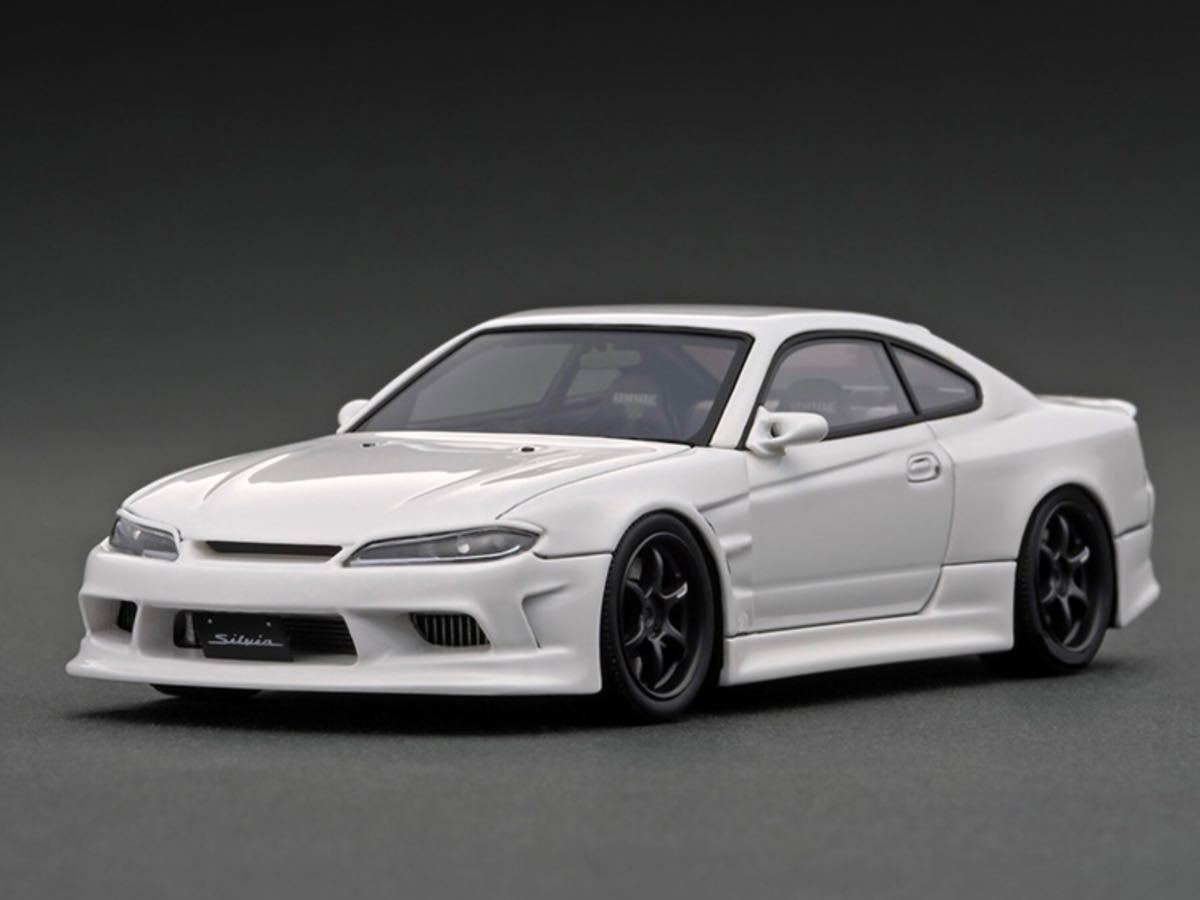 IG2130 イグニッションモデル 1/43 VERTEX S15 Silvia ホワイト 日産