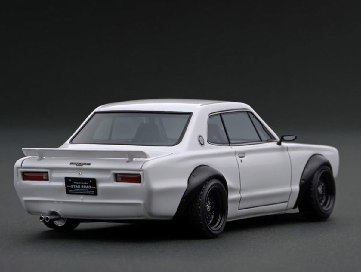 IG1912 イグニッションモデル 1/43 2000 GT-R STAR ROAD ホワイト 日産