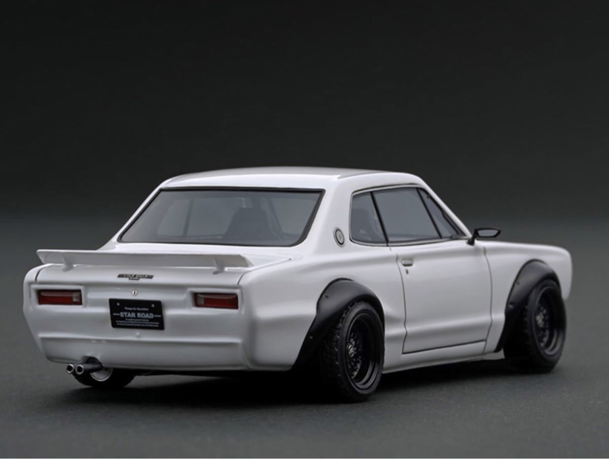 IG1912 イグニッションモデル 1/43 2000 GT-R STAR ROAD ホワイト 日産 スカイライン スターロード