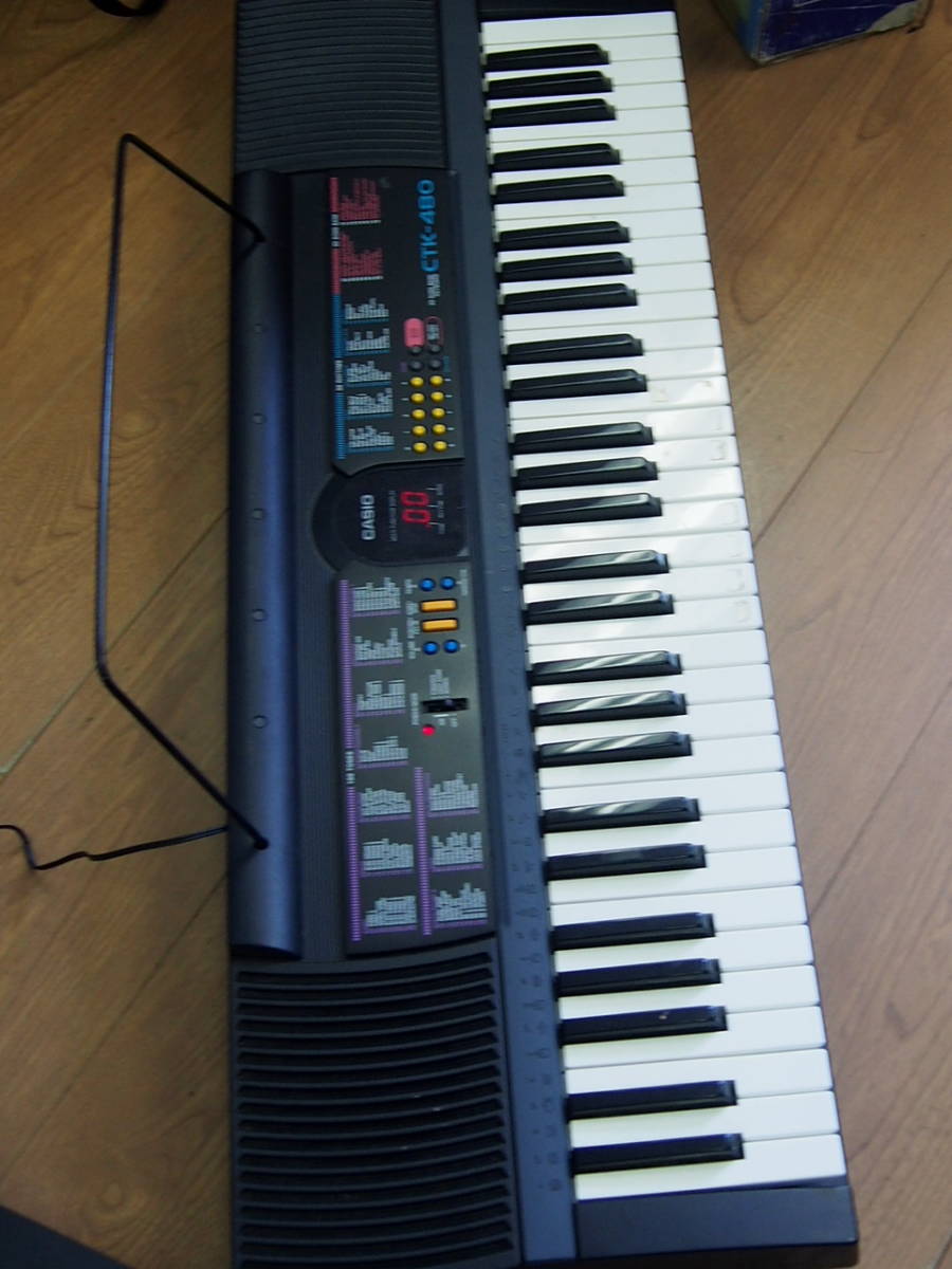 ヤフオク! - カシオ CASIO キーボード 電子ピアノ CTK-480 鍵