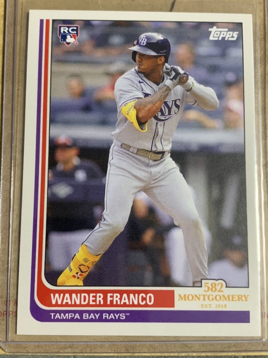 Topps 2022 topps montgomery 582 wander franco rc