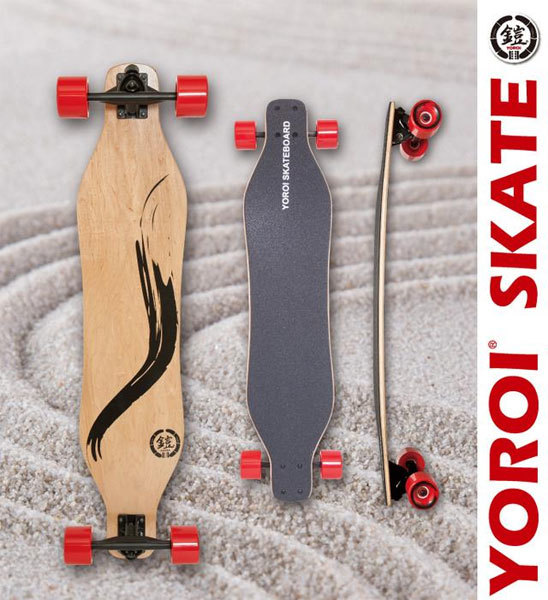 ヨロイ ロングスケートボード 38インチ SKATEBOARD RYUII 38 バンブー