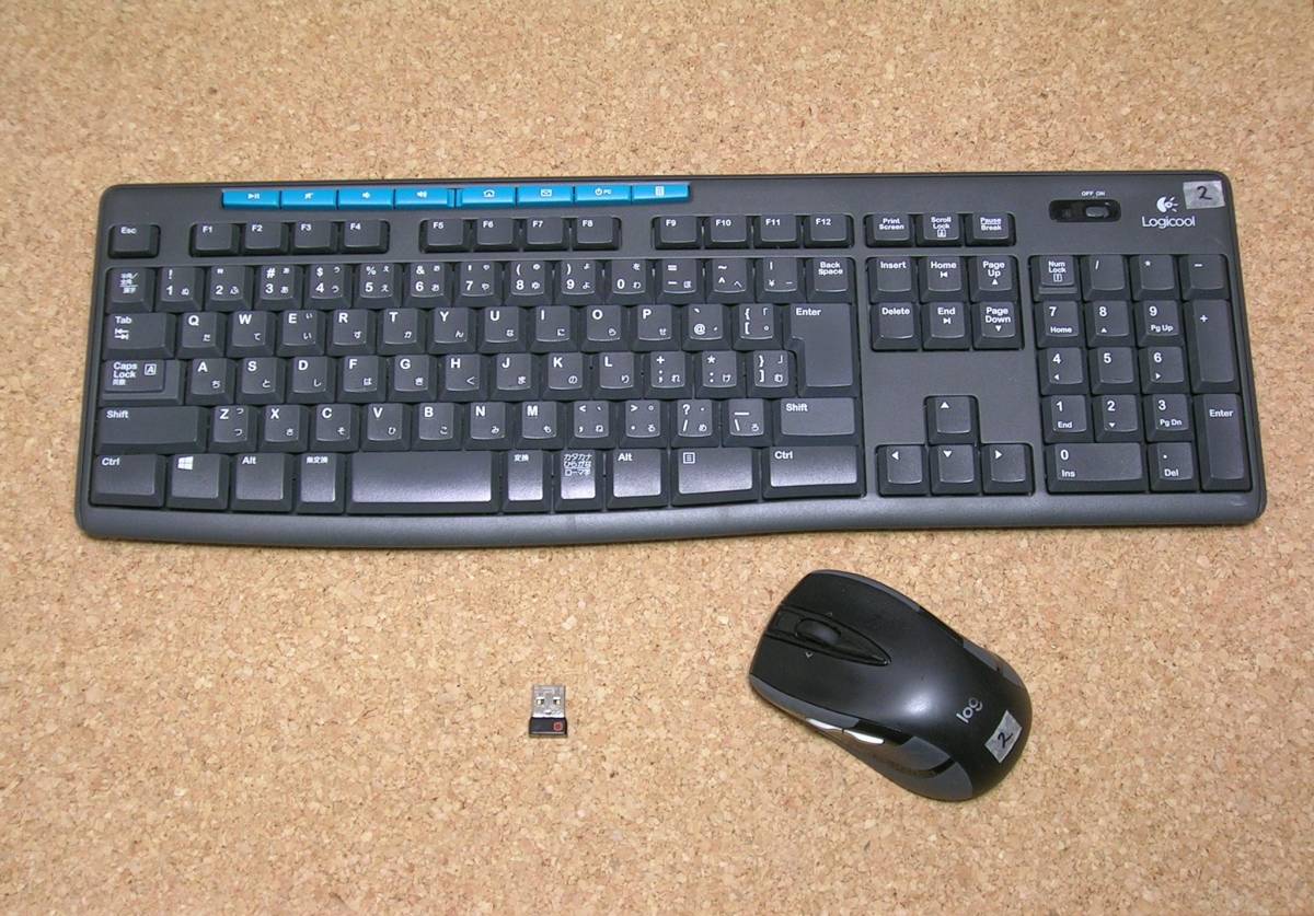 ロジクール　K275とM546　ワイヤレスのキーボードとマウスのセット　その②　ジャンクで_画像1