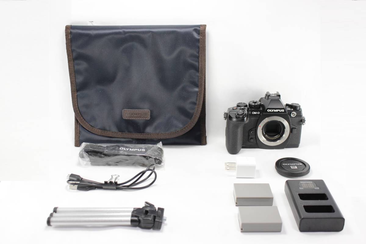 極美品◇OLYMPUS オリンパス OM-D E-M1 ボディ◇バッテリー2個、純正