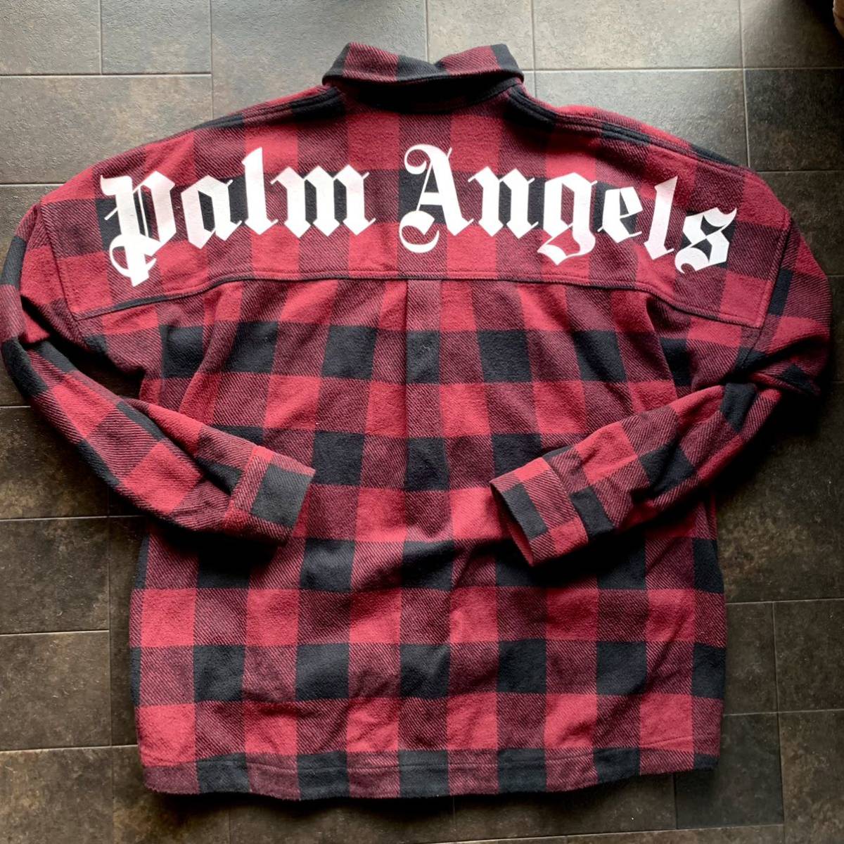 PALM ANGELS buffalo flannel shirt ネルシャツ | charcas.gob.mx