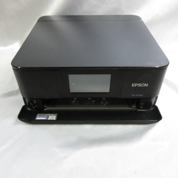 mk0410【100】EPSON　エプソン　インクジェットプリンター　EP-879AB　A4　複合機　※　コード無し・不動品・ジャンク品_画像4