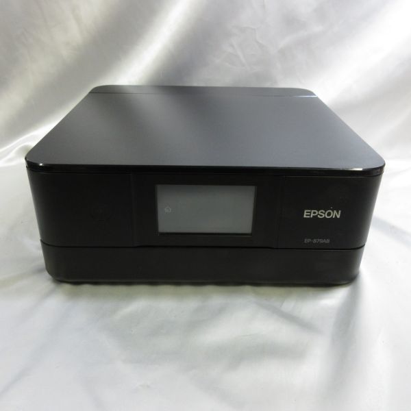 mk0410【100】EPSON　エプソン　インクジェットプリンター　EP-879AB　A4　複合機　※　コード無し・不動品・ジャンク品_画像1