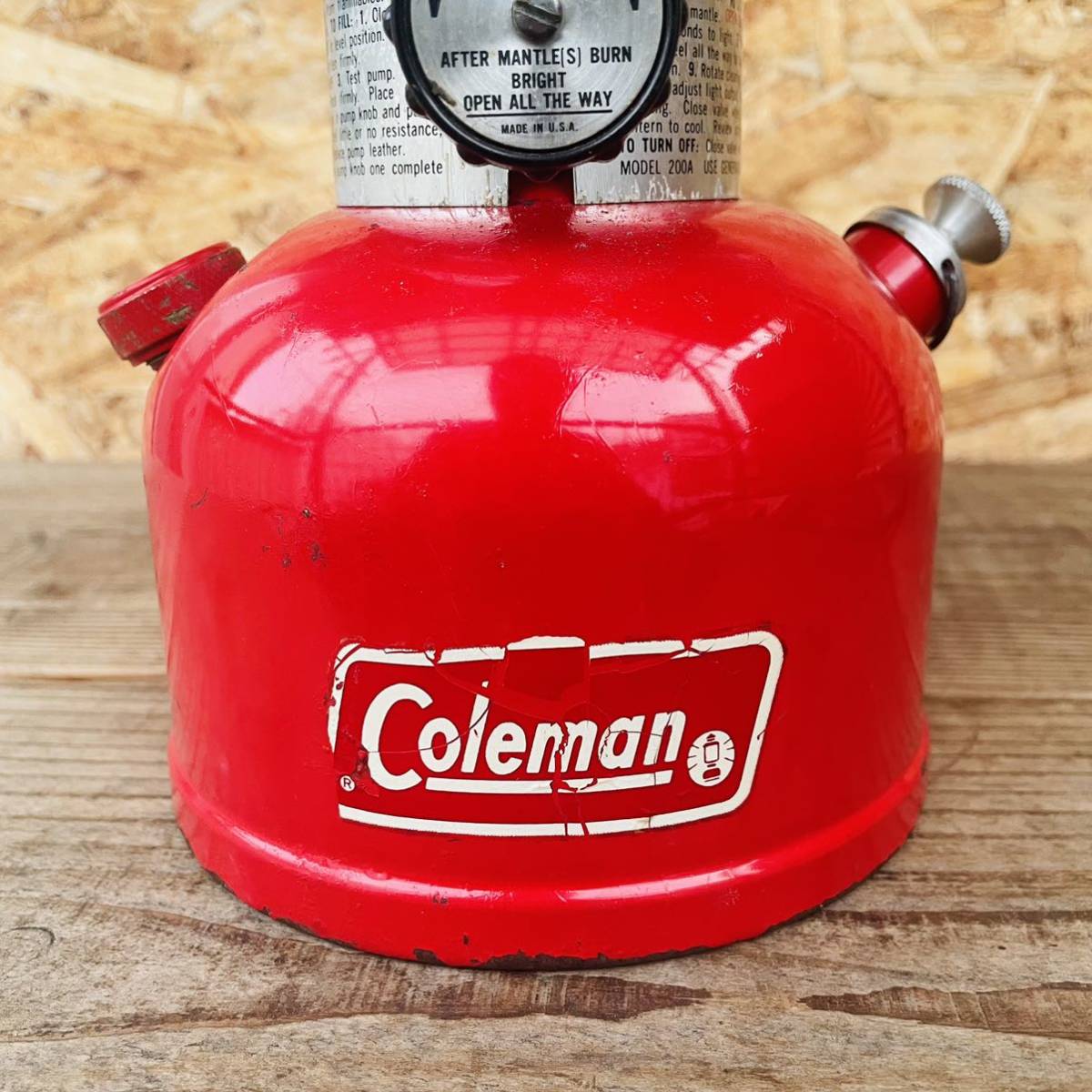燃焼OK コールマン 200A 1980年2月製 メンテ済み Coleman バースデー