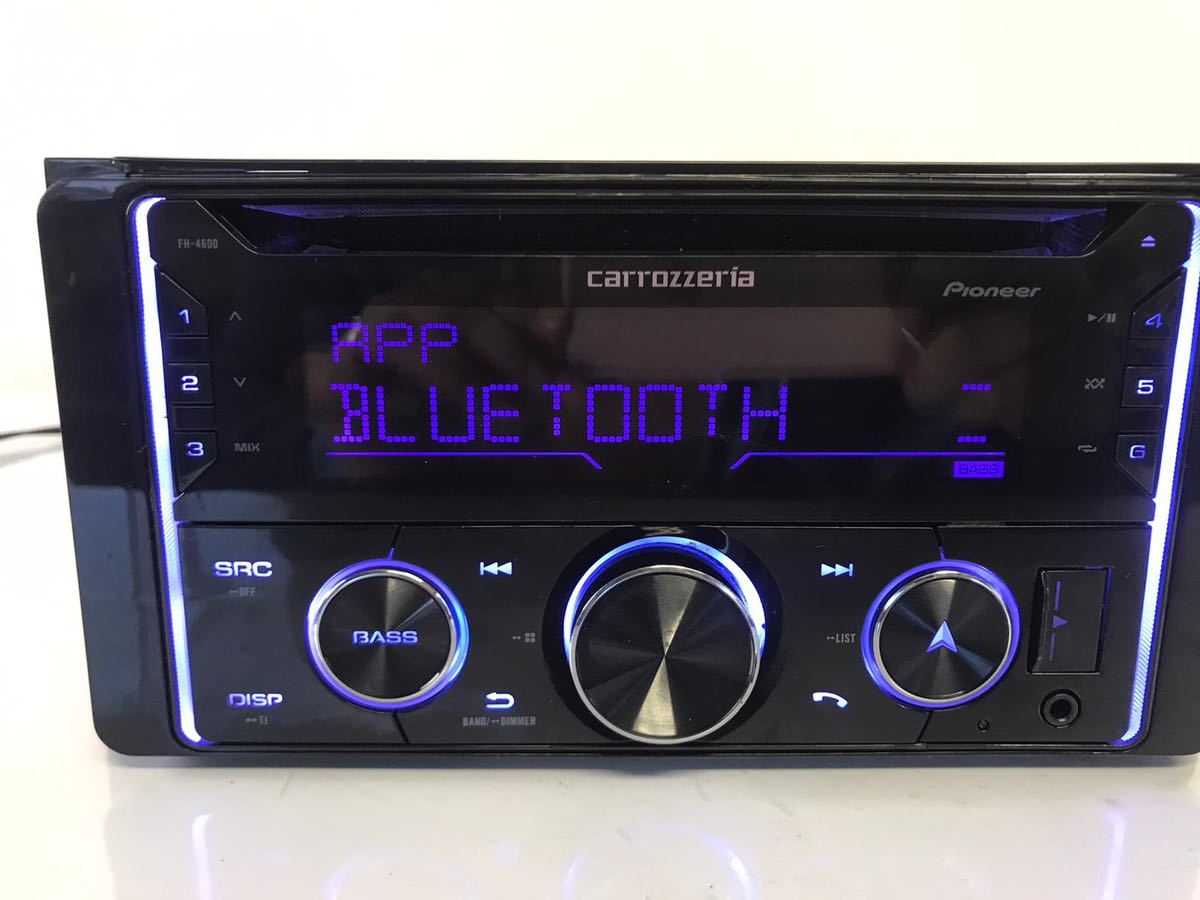 カロッツェリア パイオニア 2din Bluetooth Cd Fh 4600 Usb カーオーディオ 贅沢屋の カーオーディオ