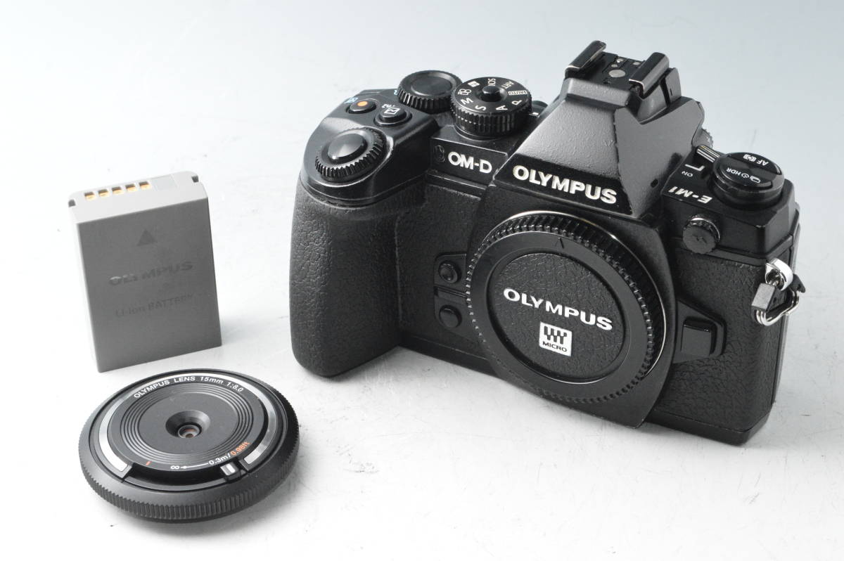 7128 【並品】 OLYMPUS オリンパス OM-D E-M1 ボディ ブラック BODY